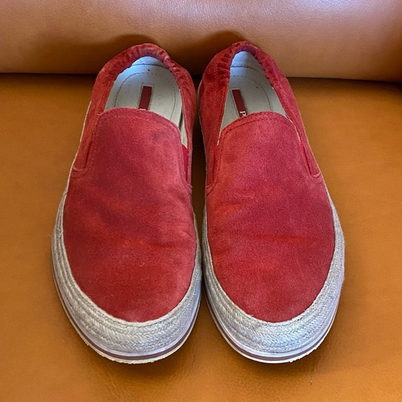 Prada Suede Slip-On Shoes - Picture 5 of 11